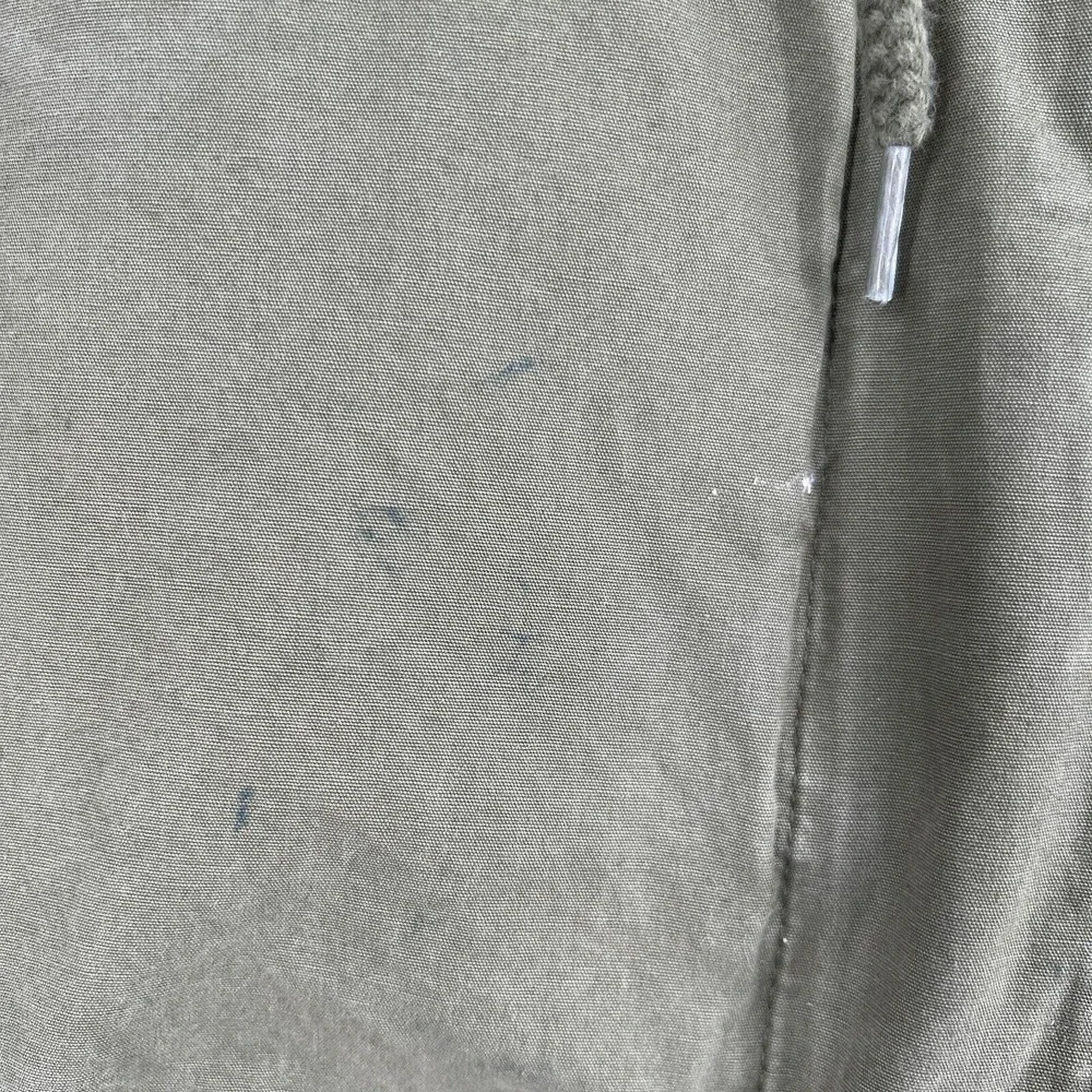 Baby Gap Girls 3T Olive Green Coat Anorak Hooded Heavyweight Removable Fur Vest